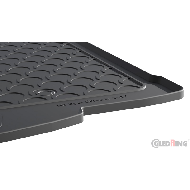 Rubbasol (Rubber) Kofferbakmat  Opel Corsa E 2014-2019 (Lage laadvloer)
