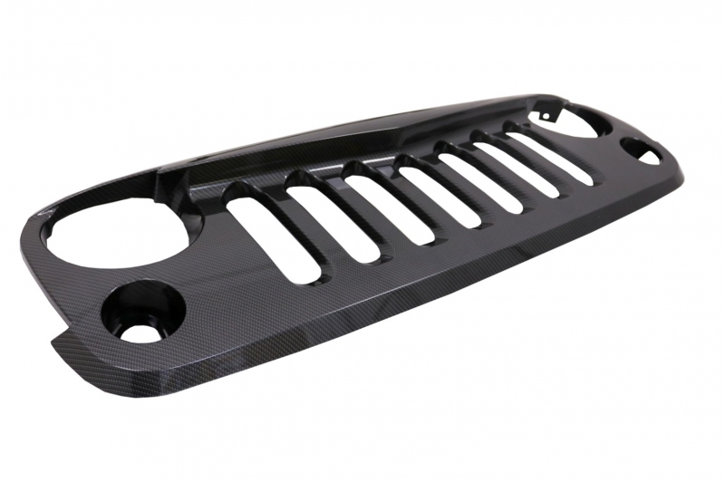Grill JEEP Wrangler / Rubicon JK (2007-2017) Angry Bird Design New Style Carbon Look