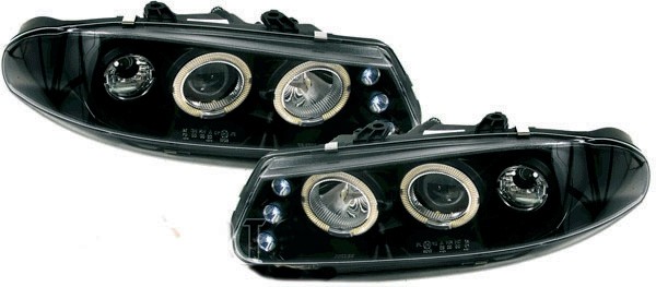 Koplampen Rover 200 95-00 Zwart