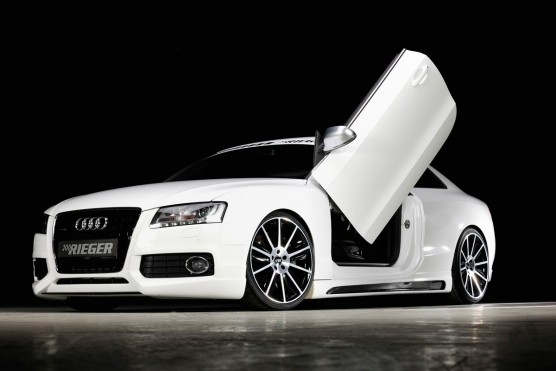 Zijskirts Audi A5 B8/B81 Rieger Carbon