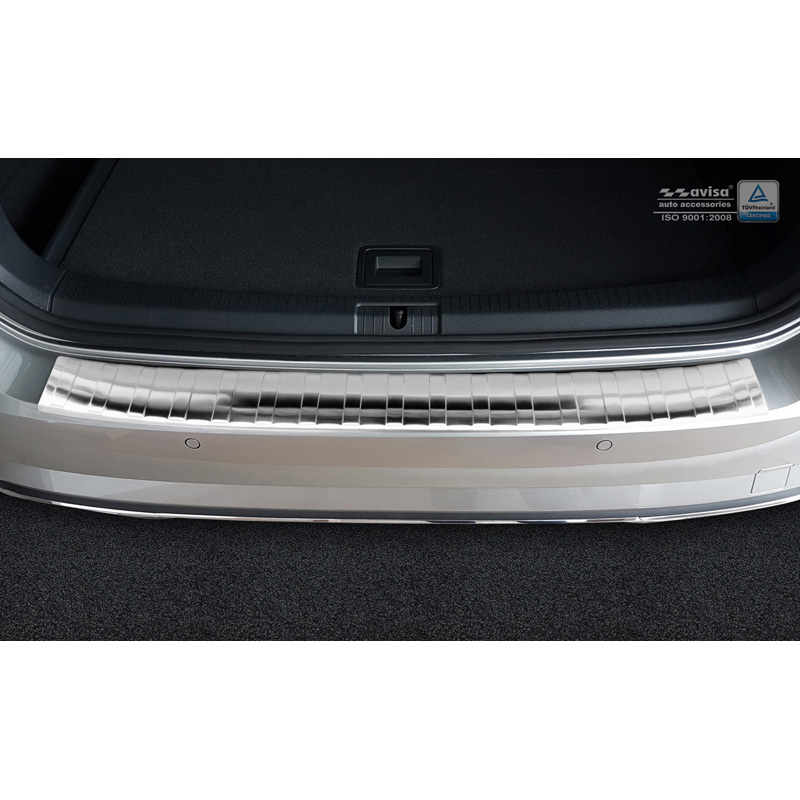 RVS Achterbumperprotector  Volkswagen Golf VII Variant Facelift incl. R-Line & Alltrack 2017-2020 'Ribs'