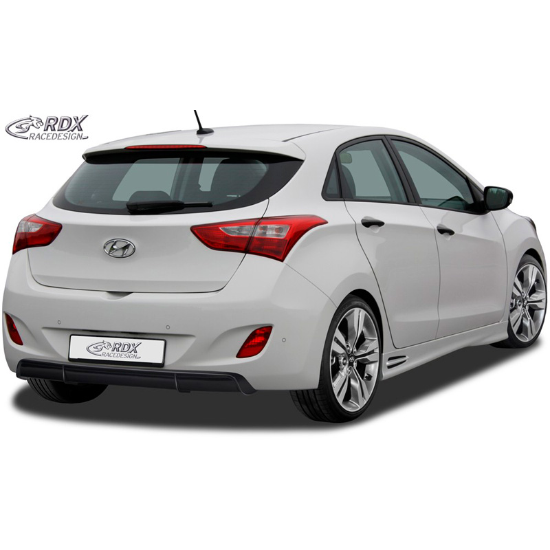 Achterskirt 'Diffusor'  Hyundai i30 (GD) 2012- (ABS zwart glanzend)