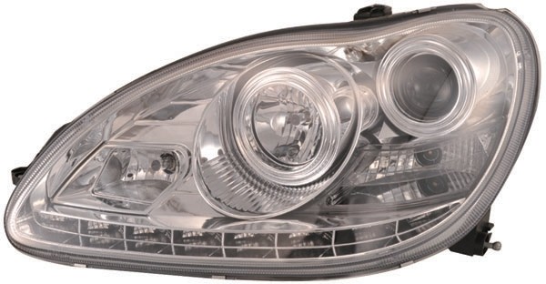 Koplampen Mercedes W220 02-05 Xenon Chroom DRL Look