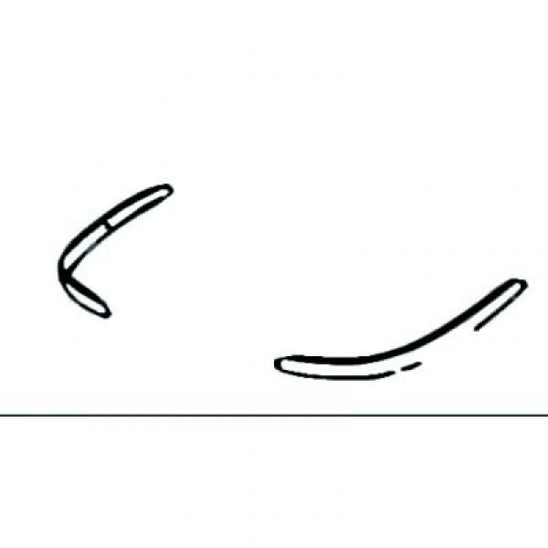 AchterBumper lijst rechts CIVIC 95-99 SEDAN
