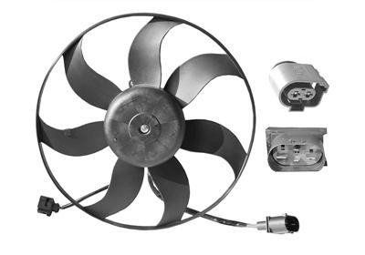 ventilator, 1.2, 1.4, 1.6, 220W, 360mm doorsnee, links Audi A1,