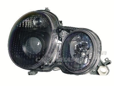 Koplampen Mercedes E-Class W210 95-98 zwart voor Xenon
