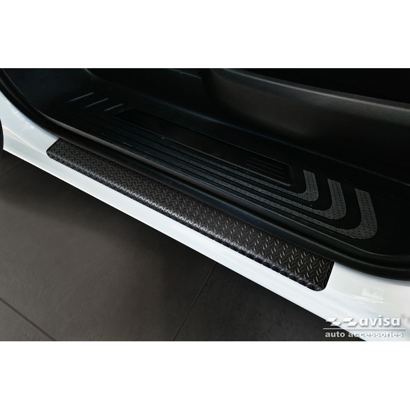 Aluminium Instaplijsten 'Riffled Plate'  Mercedes Vito III / V-Klasse (W447) 2014- - 2-delig - Zwart