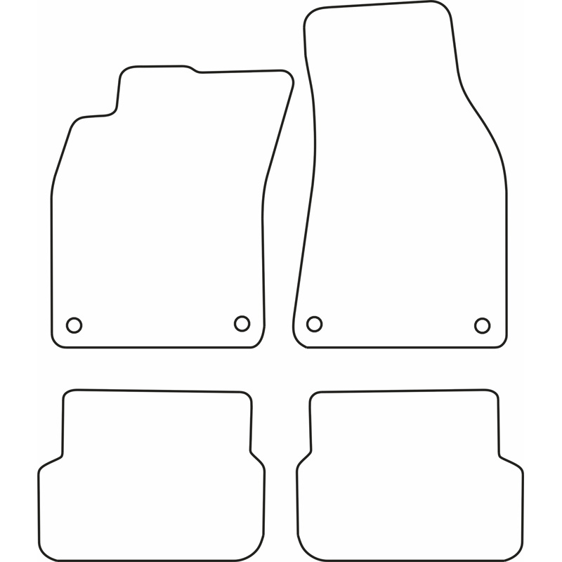 Automatten  Audi A6 2004-2007