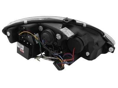 Koplampen Seat Leon / Altea / Toledo 05-09 Devil Eyes real DRL LED