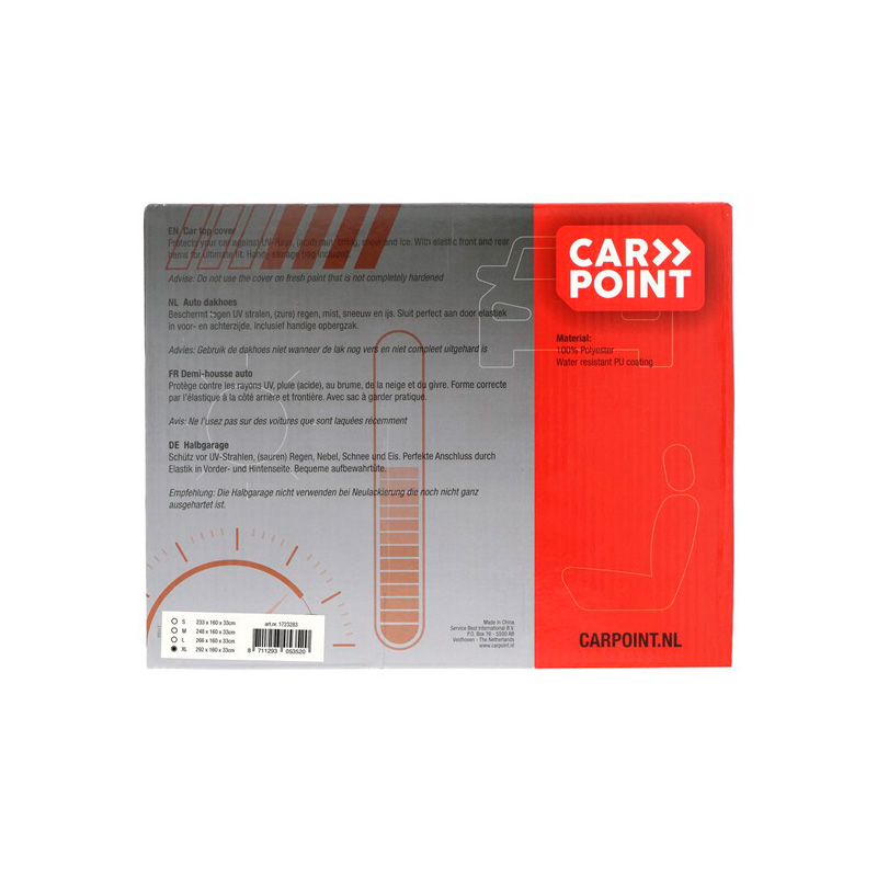 Carpoint Dakhoes Polyester XL 292x160x33cm