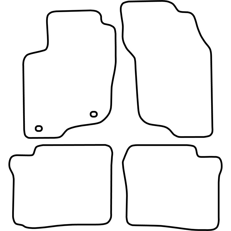 Automatten Velours  Mitsubishi Spacestar 1998-2005