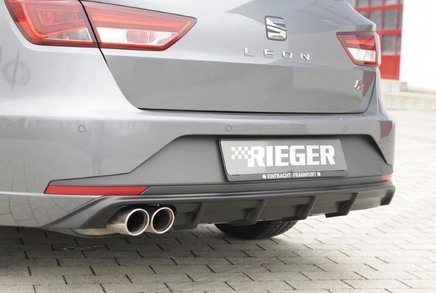 Diffuser Seat Leon F5 FR Rieger dubbele uitlaat links 5 dr. ST