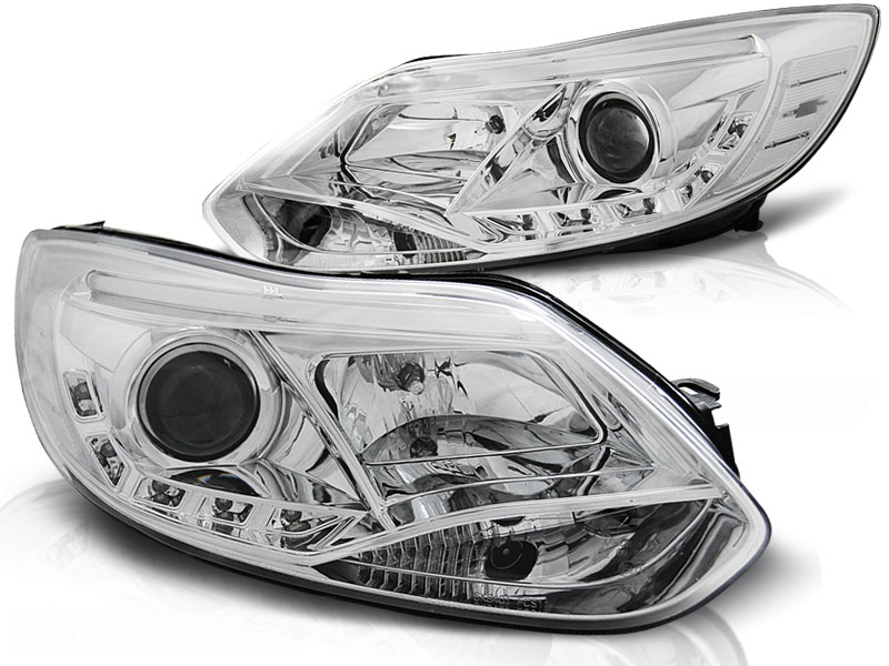 Design Koplamp FOCUS 11->> HELDERGLAS/Chroom