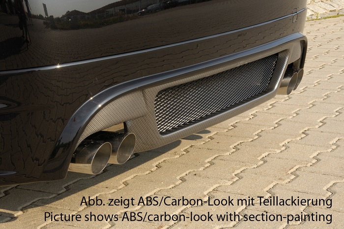 Achterbumper Diffusor BMW E90 Sedan Rieger