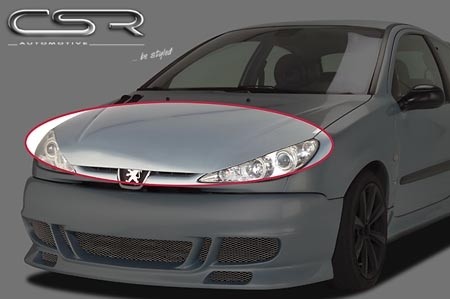 Motorkapverlenger Peugeot 206 XLine