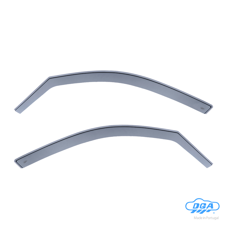 DGA Zijwindschermen  BMW X3 (F25) 2010-2017 (2-delig)