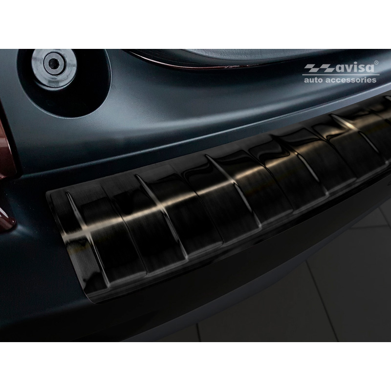 Zwart RVS Achterbumperprotector  Honda CR-V (CW) 2018-2023 'Ribs'