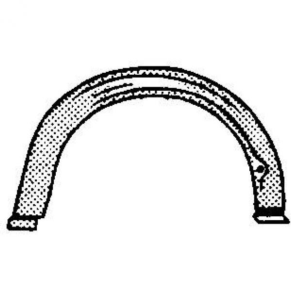 Wielschermrand links BMW E30 82-87 2 DEURS