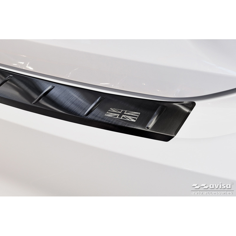 Zwart RVS Achterbumperprotector  MG 5 SW (EV) 2022- 'British Flag'