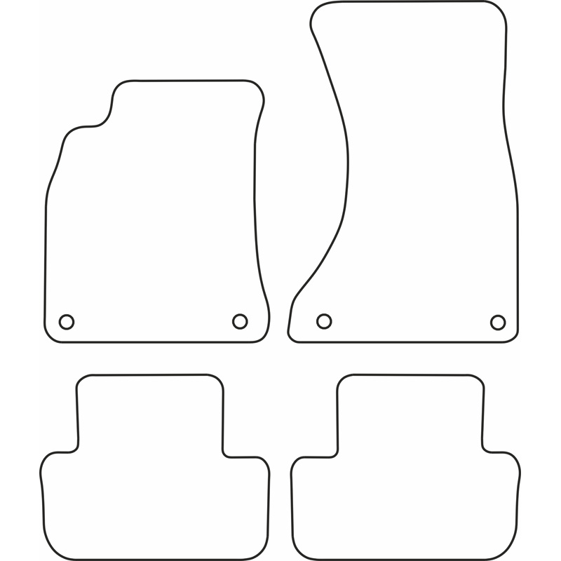 Automatten  Audi A4 2008-2015