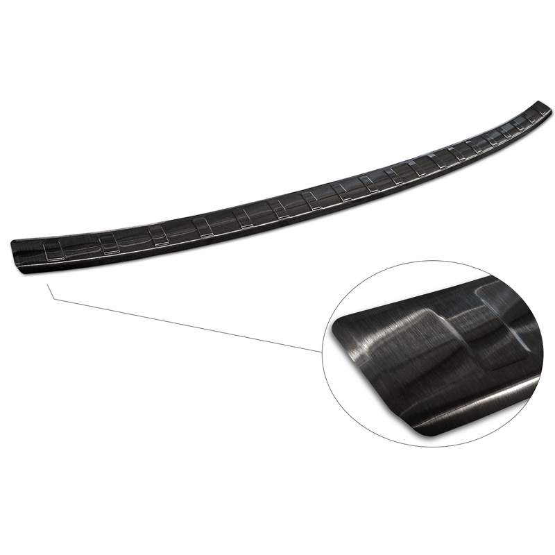 Zwart RVS Achterbumperprotector  Mitsubishi Eclipse Cross PHEV Facelift 2021-