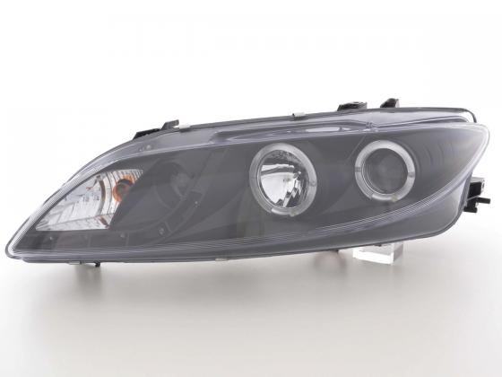 Koplampen DRL look Set Mazda 6 Limousine Bj. 02-07 zwart