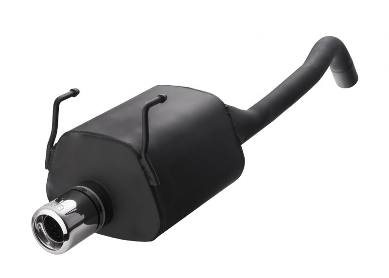 Einddemper Fiat 500 2007-2013 RVS eindstuk 120x80mm ovaal
