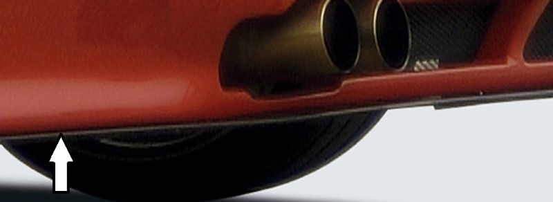 Spoilerzwaard voor achteraaanzet Audi A4 B5 Rieger