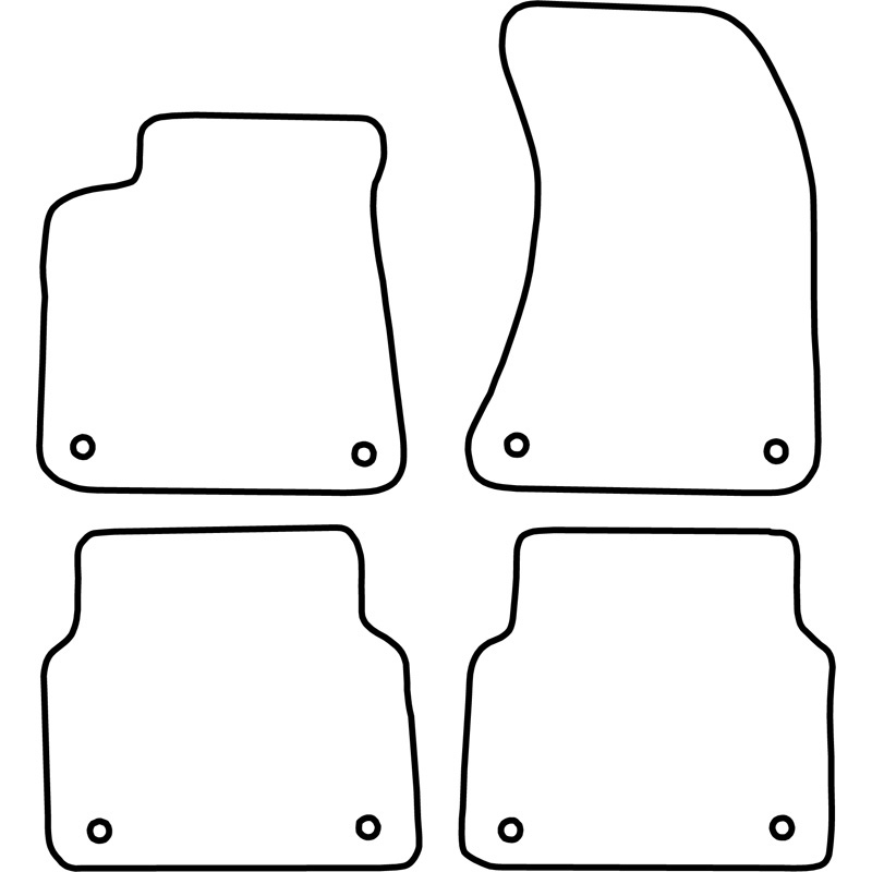 Automatten Velours  Audi A8 2011-2017