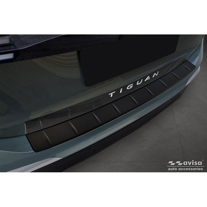 Matzwart RVS Achterbumperprotector  Volkswagen Tiguan (CT1) 2024- 'Ribs'