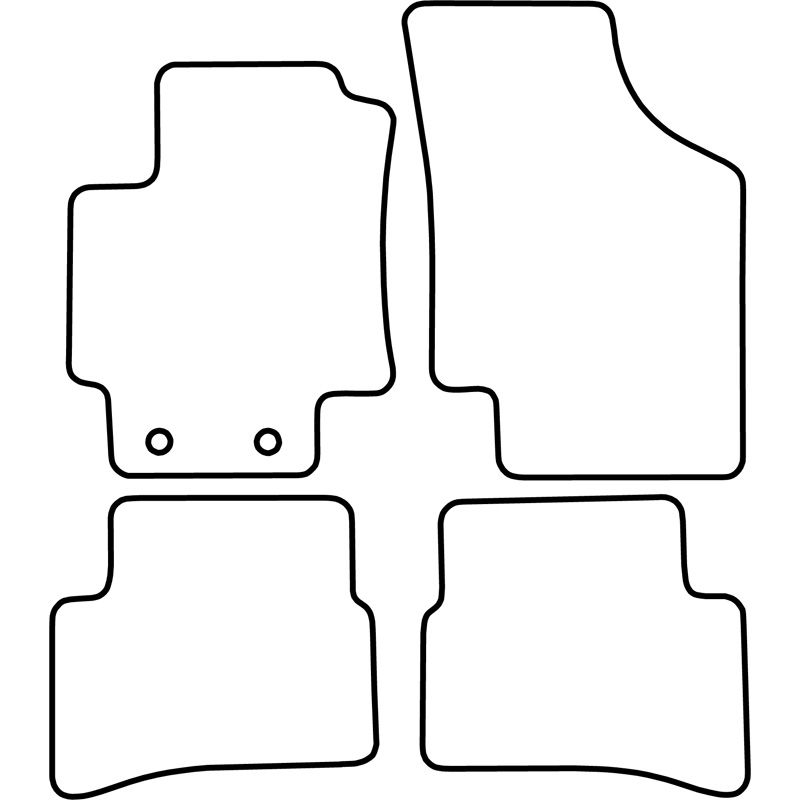 Automatten  Kia Rio 2005-2011