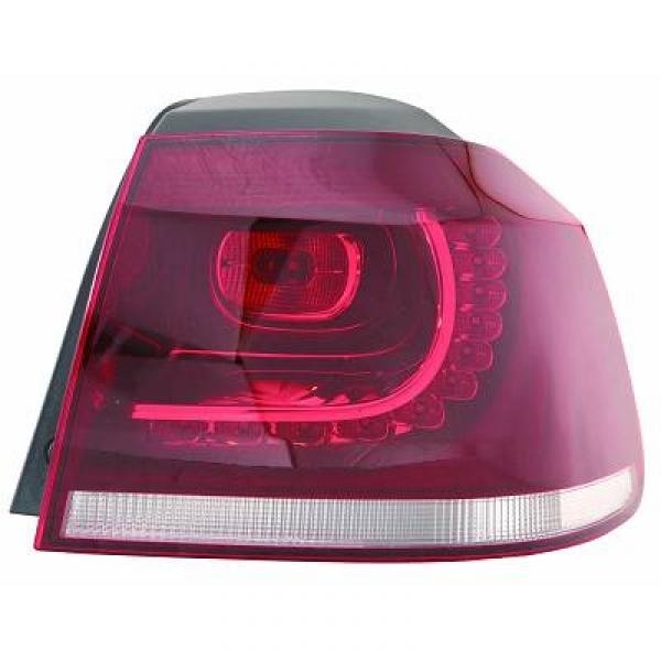Achterlicht links GOLF VI, 08->> LED/ROOD/WIT