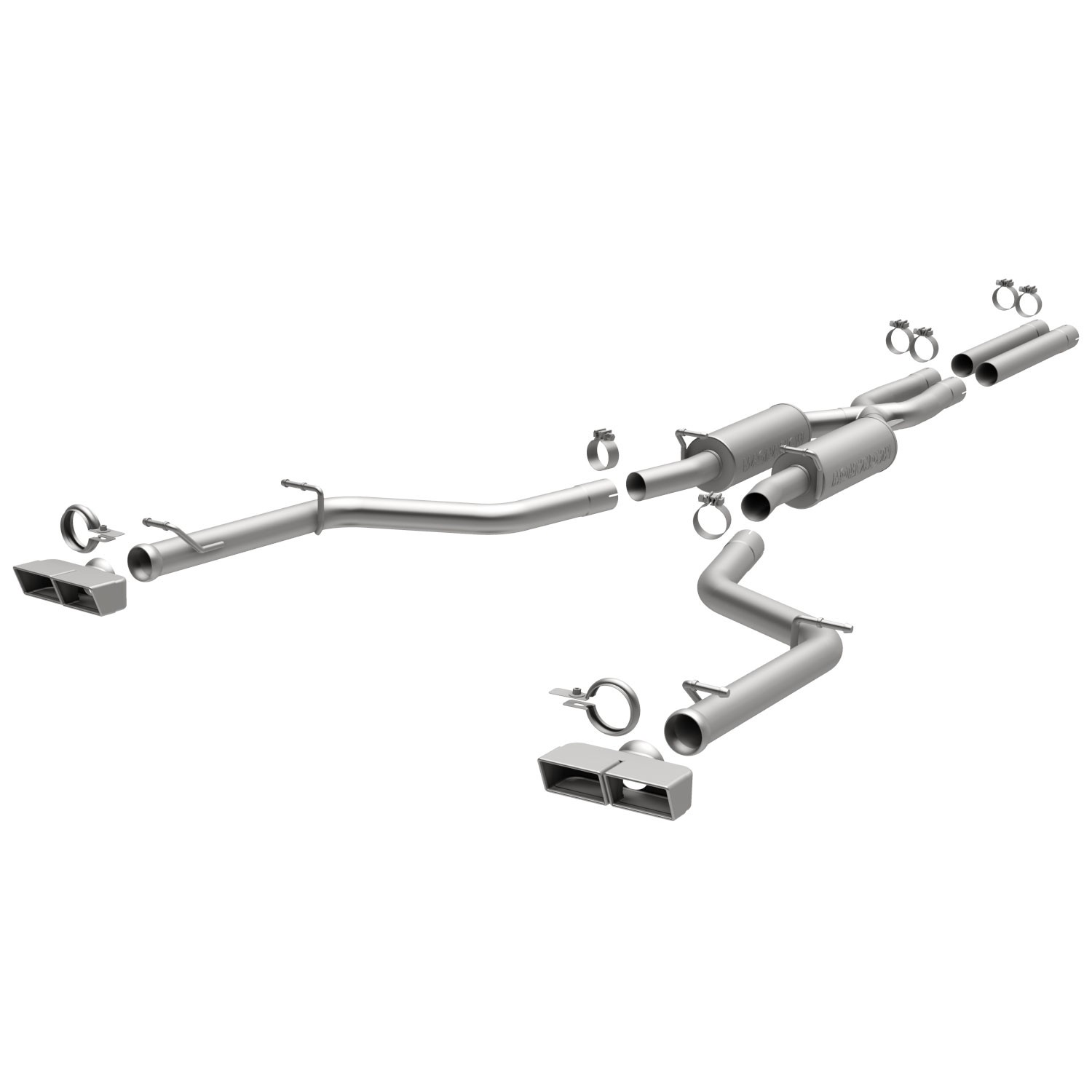 Dodge Cat-Back 09 Challenger R/T Quad Tip Magnaflow Cat-Back