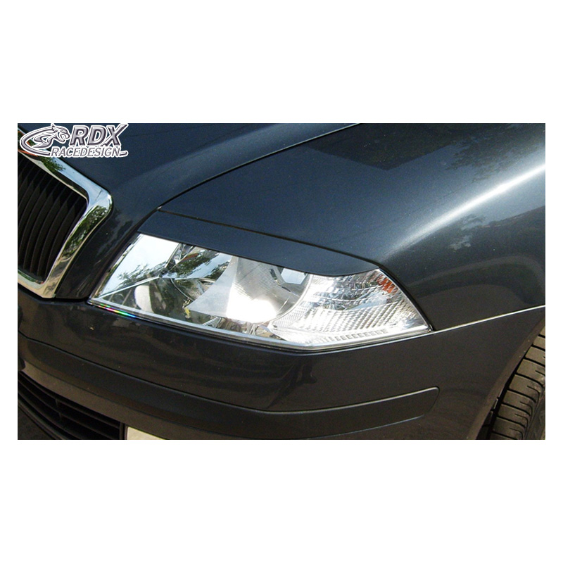 Koplampspoilers  Skoda Octavia II 2004-2008 (ABS)