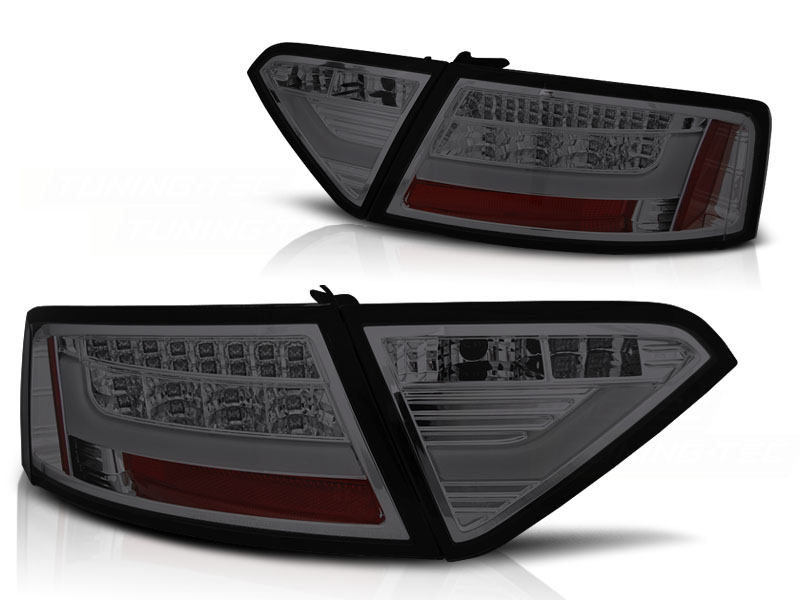 Achterlichten passend voor Audi A5 8T Coupe 07-11 LED smoke (voor halogeen)