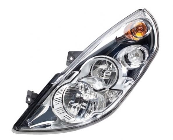 koplamp, H7+H1, elektr verstelb, rechts Opel Movano, 2010 -