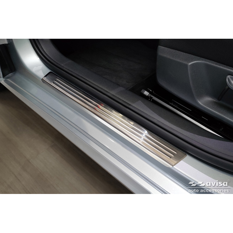 RVS Instaplijsten  Skoda Fabia IV Hatchback 2021- 'Lines' - 4-delig