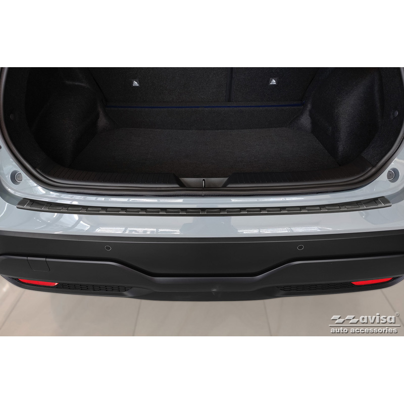 Zwart RVS Achterbumperprotector  Nissan Qashqai III 2021- 'Ribs'