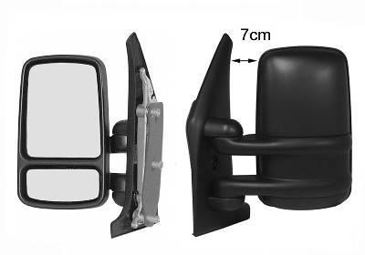 spiegel, arm 7 cm, links Opel Movano, 1999-2003