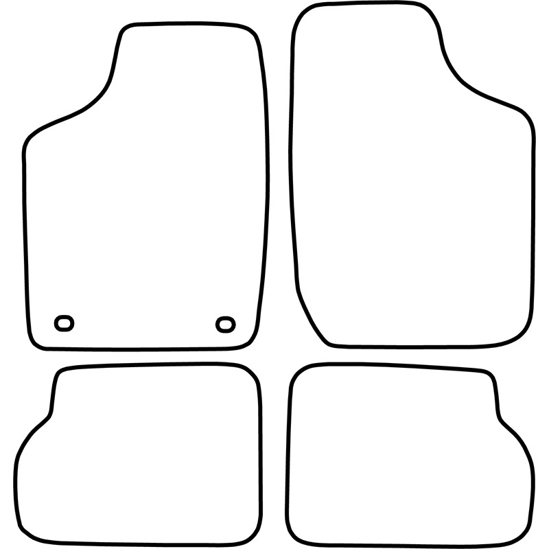 Automatten Velours  Opel Corsa A 1982-1993
