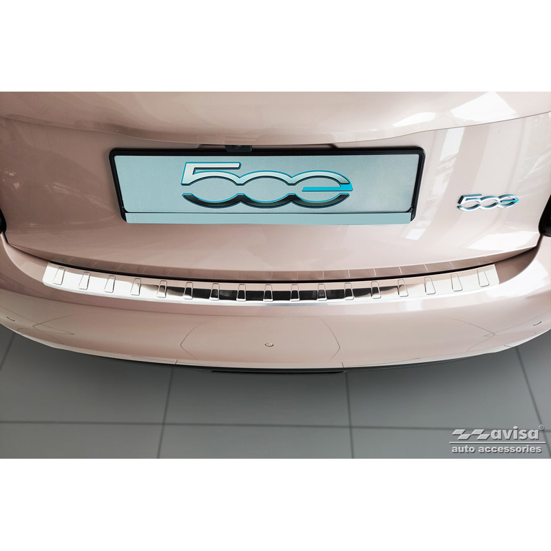 RVS Achterbumperprotector  Fiat 500e Berlina, 3+1 & Cabrio 2020- 'Ribs'