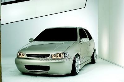 Grill VW Polo 6N zwart