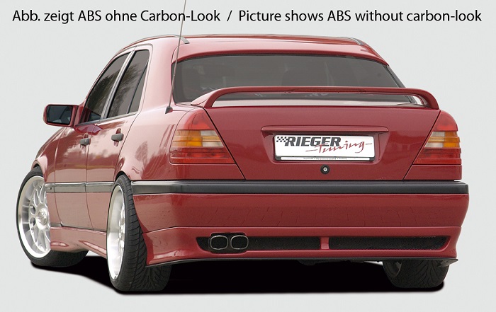 Dakraamspoiler Carbon Mercedes W202 Rieger