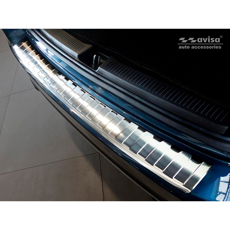RVS Achterbumperprotector  Mercedes B-Klasse W247 2018- incl. AMG 'Ribs'