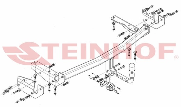 Trekhaak Lexus RX300, 350, 400 2003-2008