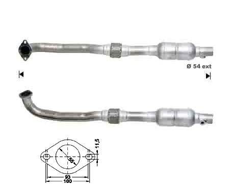 Rover 75 1.8i 16V 1796 cc 87 Kw / 118 cv 18K4F Magnaflow CAT Bou