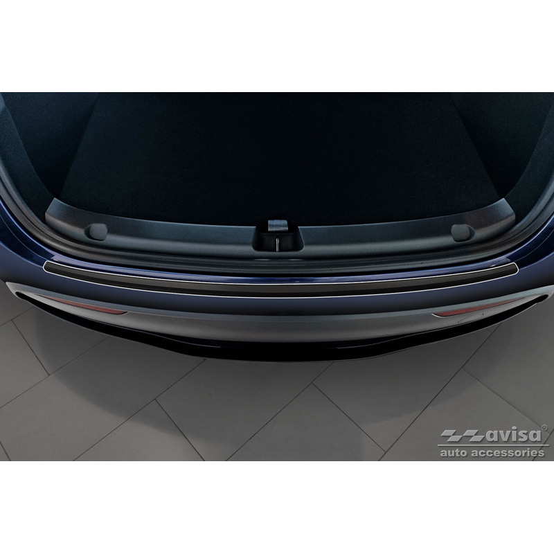 Matzwart RVS Achterbumperprotector  Tesla Model Y 2020-