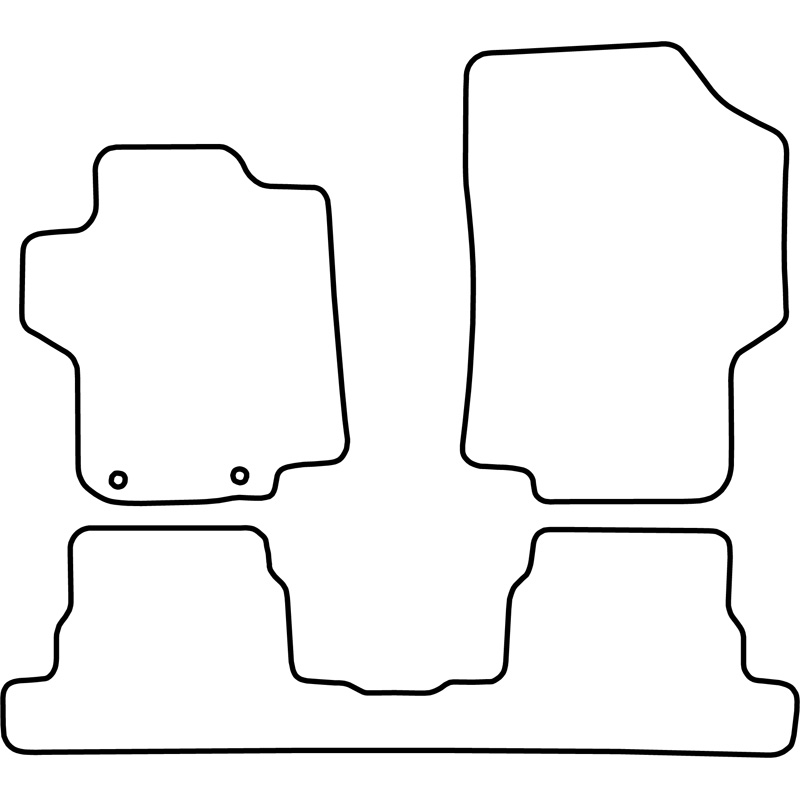 Automatten  Peugeot 1007 2005-2009