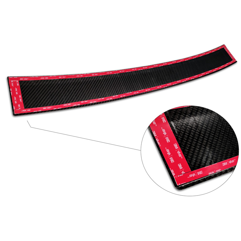 Echt 3D Carbon Achterbumperprotector  Volvo V70 III Facelift 2013-2016 'Ribs'