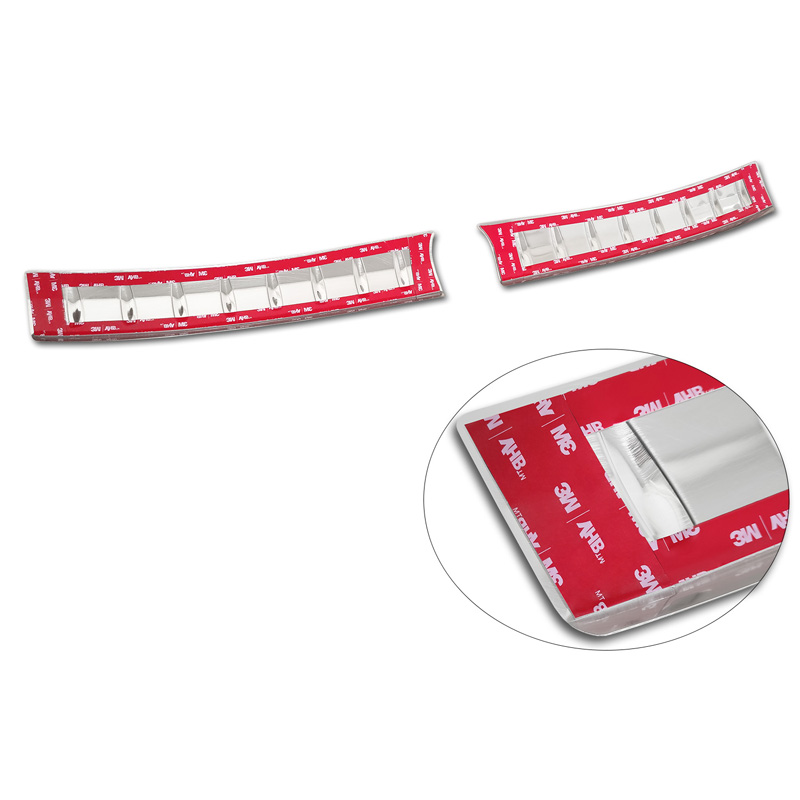 RVS Achterbumperprotector  Citroën C4 X 2023- 'Ribs' (2-delig)